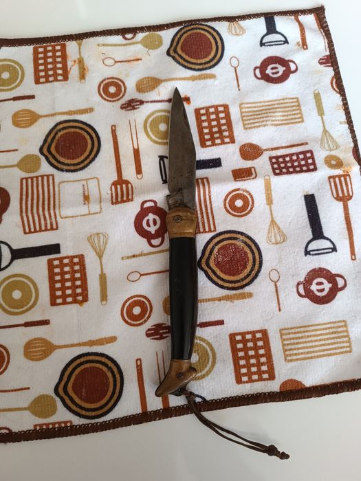 Стар джобен нож дамско краче.