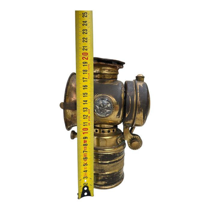 Lampa carbid , far bicicleta