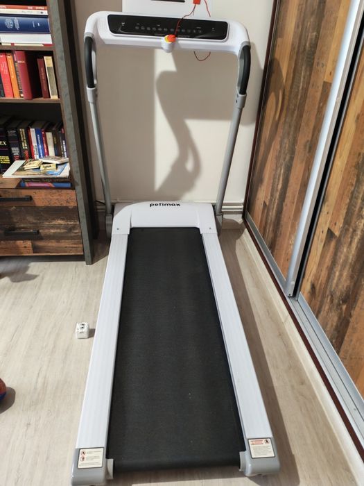 Banda de alergare pliabila Pefimax Lantal, bluetooth, viteza max 14.8 km/h, 1,75 CP, greutate maxima utilizator 110 kg