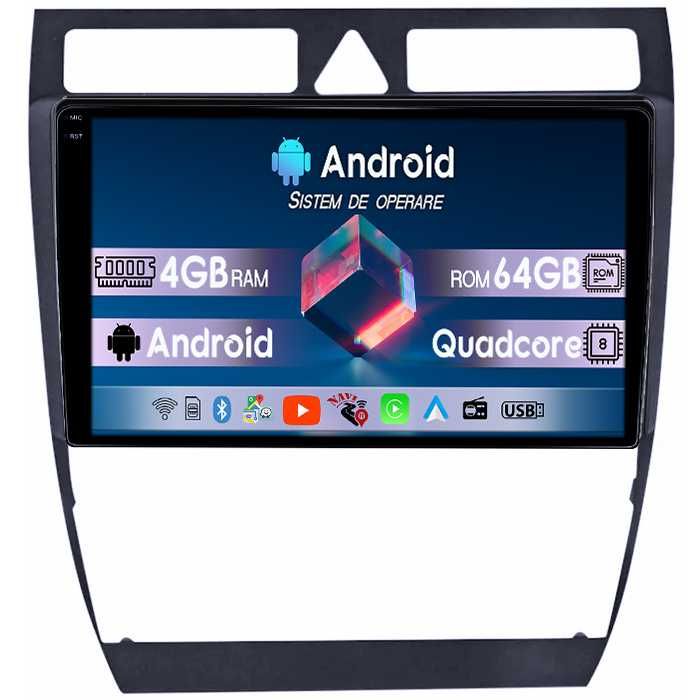 Navigatie 4GB RAM/64GB ROM Audi A6 (1997 - 2004), Android 14