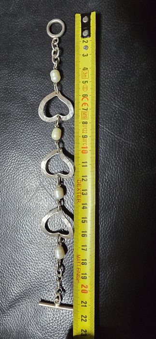 Bratara argint perle naturale