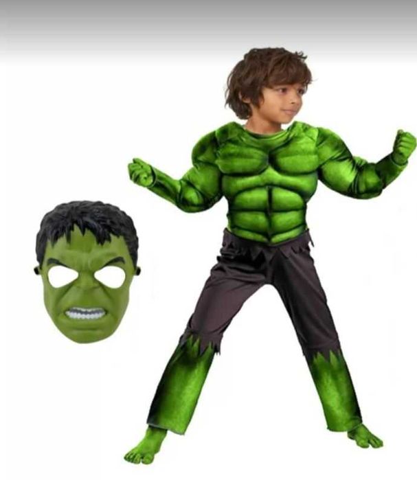 Costum supereroi cu mușchi 3 -9ani