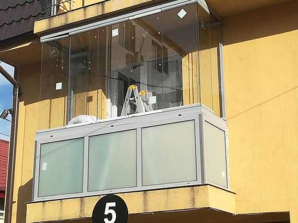 Inchideri balcoane, compartimentari sticla, pergole