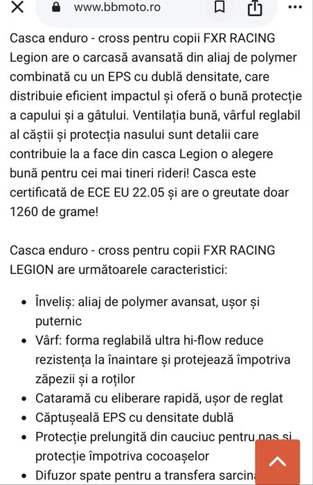 Casca enduro copii L