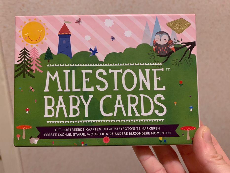 Milestone карти за бебе - Първа годинка