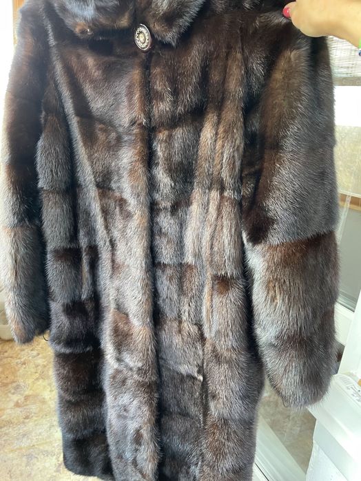 Шуба норковая б/у, 48-50