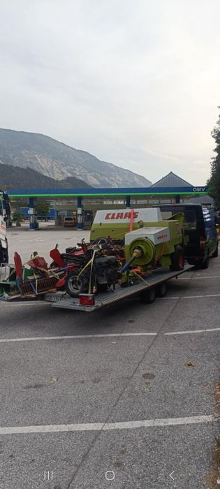 Trailer hidraulic + troliu electric 5 metri lungime / 2.45 lățime 3, t