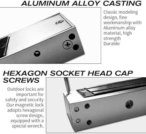 Нов Водоустойчива Електрическа ключалка Алуминиева сплав Дом Сигурност