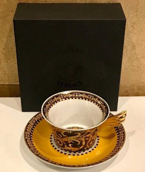 Versace  чашка с блюдцем