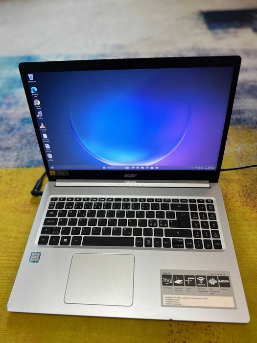 laptop Acer 515, i5 gen 8, octacore, ram 12 gb, ssd 256
