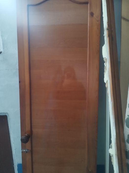 Двери деревянные лакированные