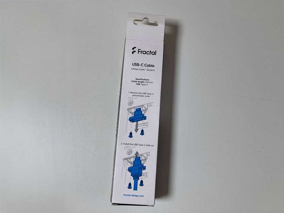 Кабел Fractal Design FD-A-USBC-001, USB-C 10Gbps