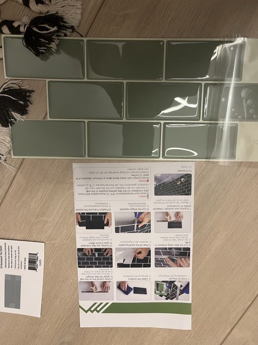 Tapet bucatarie - baie - nou - Autocolant 3D