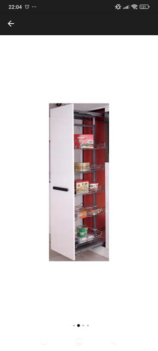 Raft  pt Dulap,  395x510x1950/2270 mm, Extindere Completa, Autoinchi