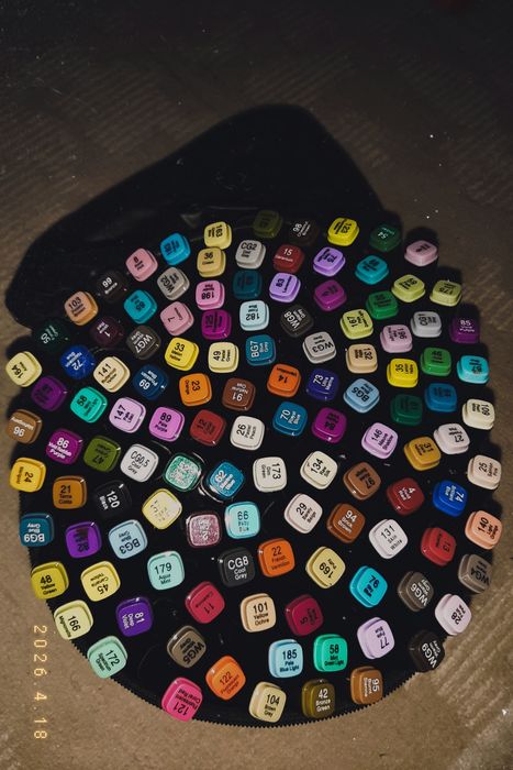 маркерлер 120штуктык