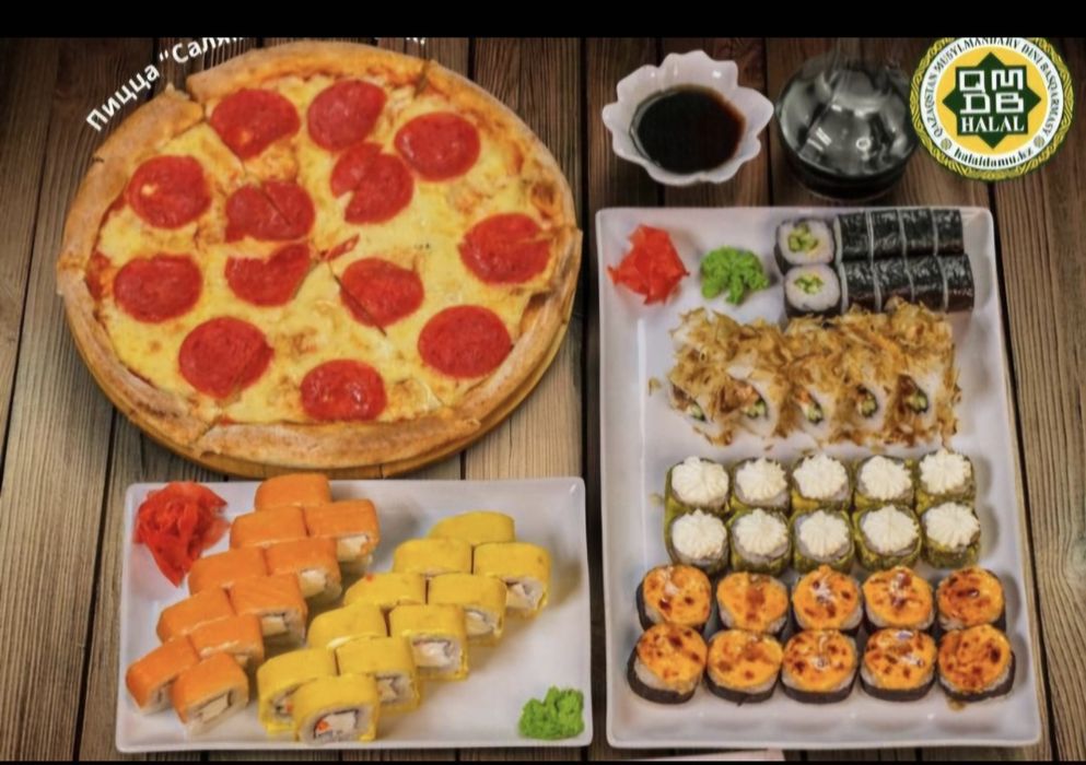 Суши,пицца,крылышки