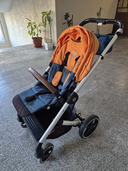 Детска количка Cybex  Balios S  с летен кош Tropical blue