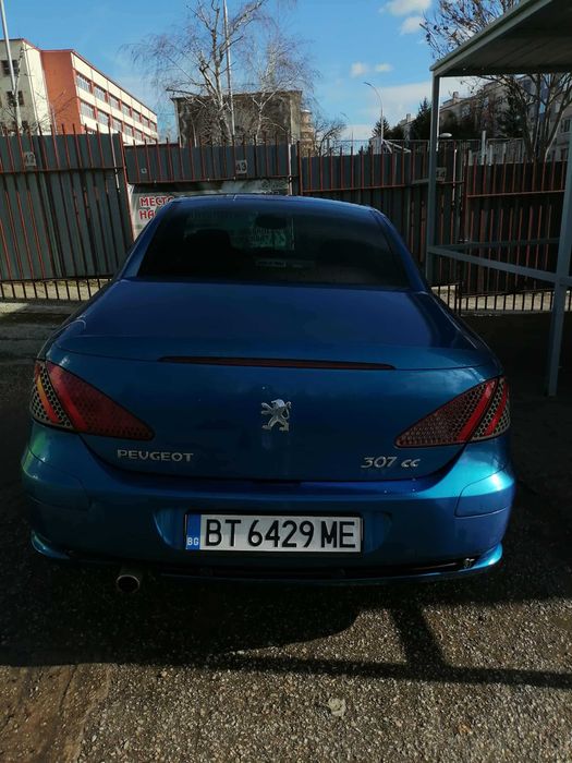 Peugeot 307 cc син металик