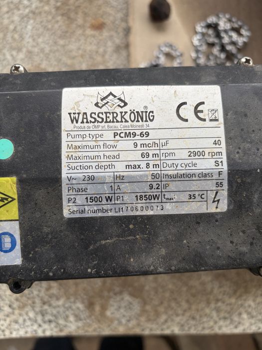 Pompa apa Wasserkonig pcm9-69
