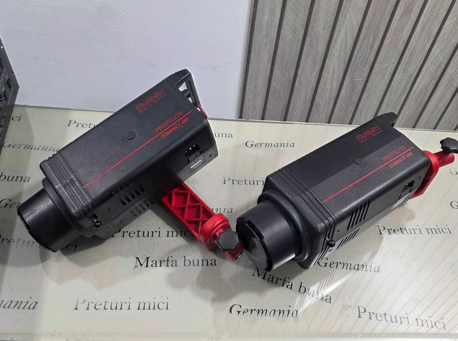 2x Blitz Profilite Compact 400 – Blitzuri Studio Foto Profesionale