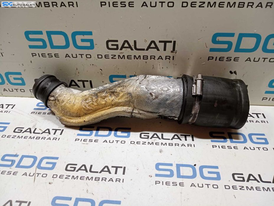 Tub Tubulatura Conducta Presiune Aer Intercooler Turbo Turbina Turbosuflanta Peugeot 607 2.0 HDI 2000 - 2010 Cod 9640599680 9640599680A [M5666]