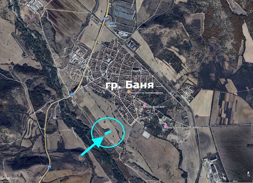 Продава се изгодно парцел в регулация с изтекъл ПУП в гр. Баня