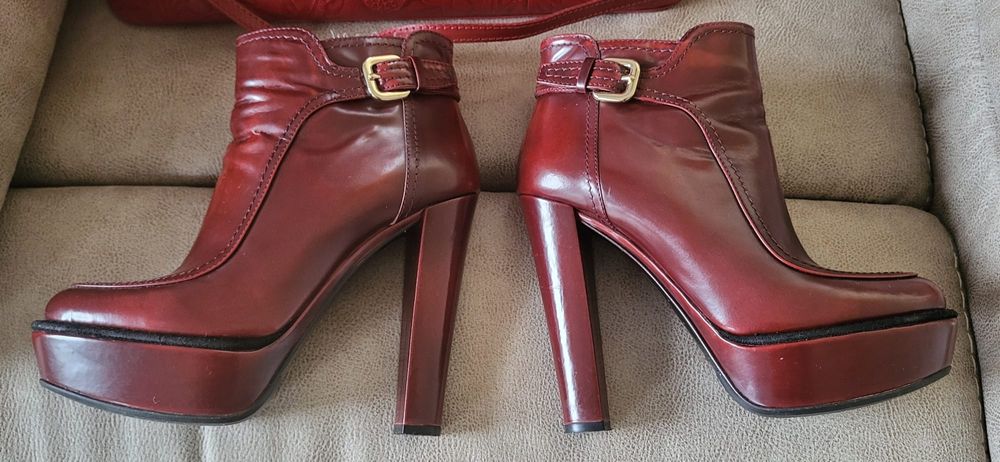 Set Genti piele ( italia) și ghete Musette piele