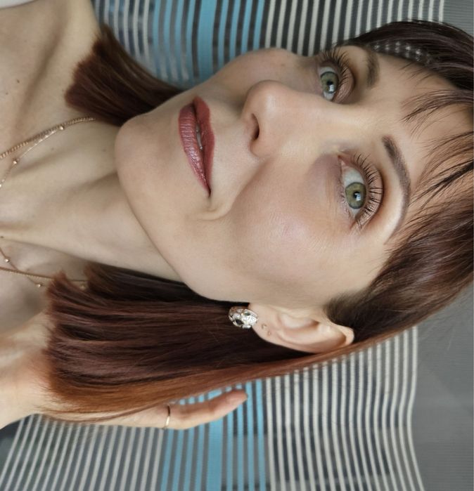 Золотые серьги с миксом камней