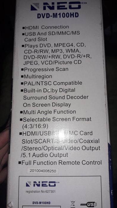 DVD  pleyer NeoHd