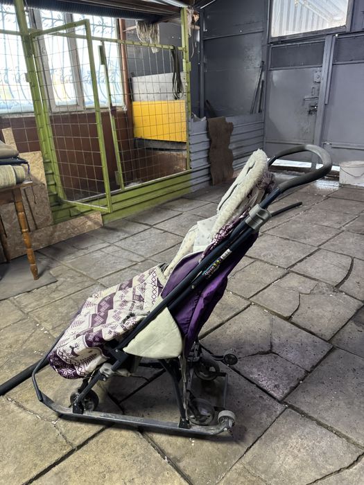 Санки детские,с колесами