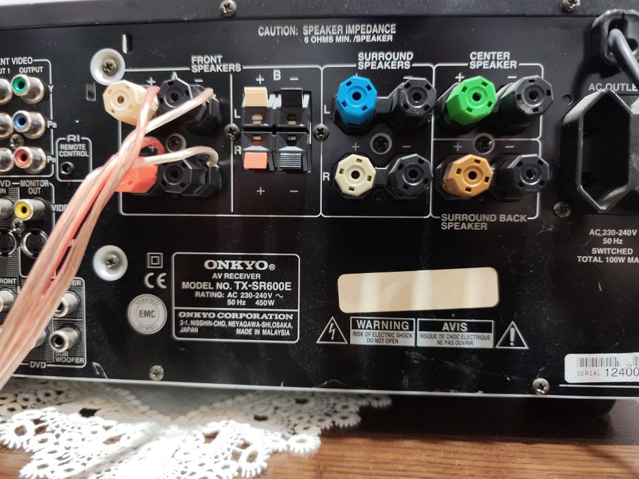 Receiver ONKYO Tx-Sr600