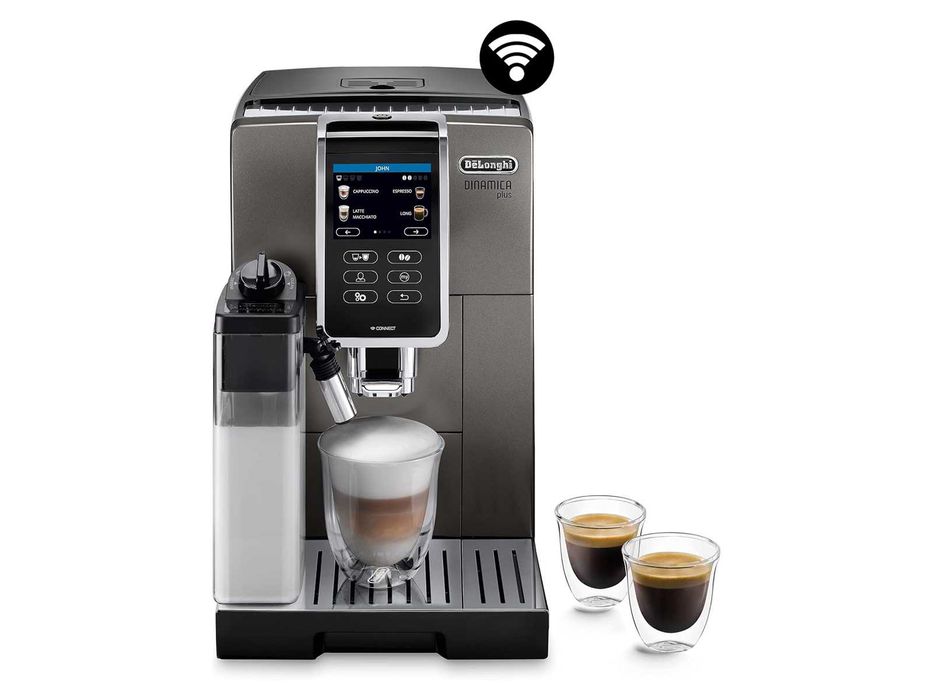 Кафеавтомат Delonghi Dinamica Plus ECAM380.95TB LatteCrema Bean-to-cup