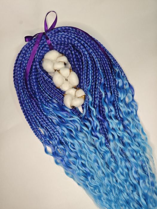 Комплект афрокосы со свободным концом