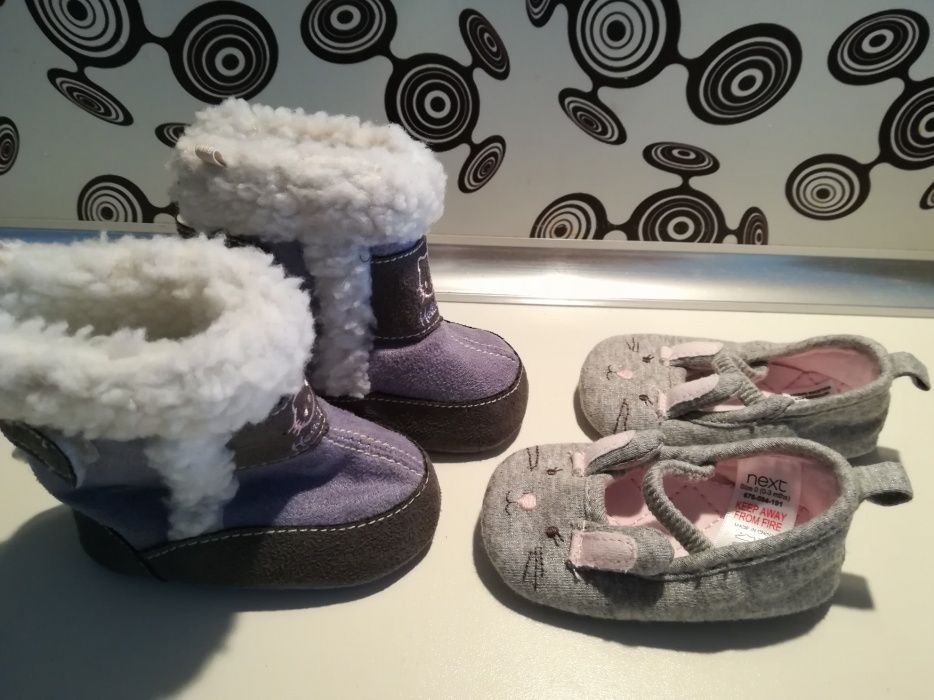 Бебешки обувки за момиче 0-6 месеца