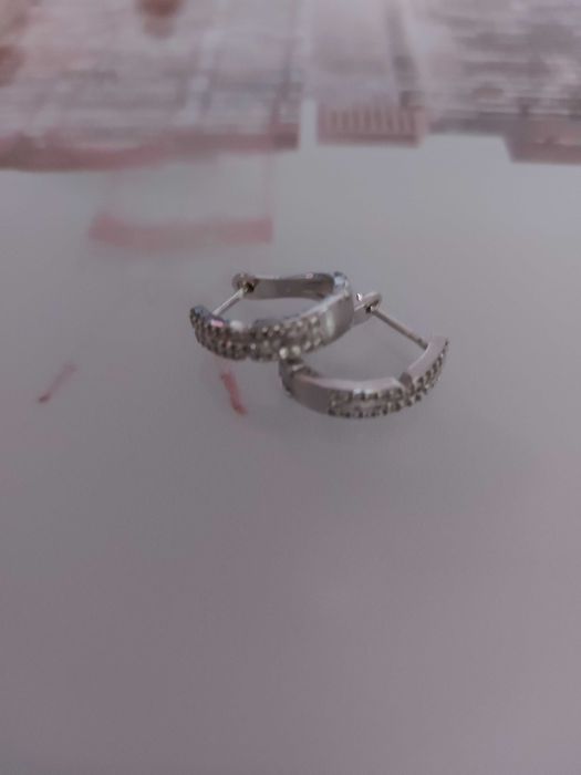 Пръстен и обеци медицинска стомана