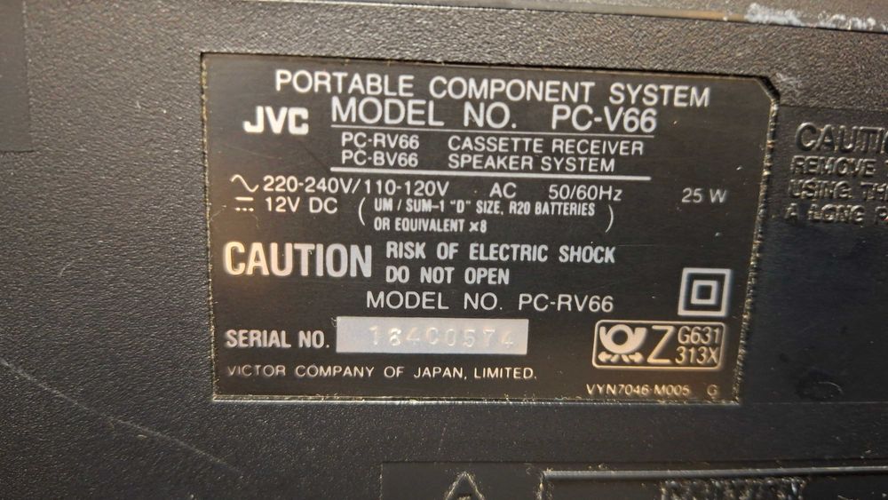 Casetofon JVC cu autorevers
