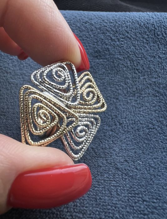 Кольцо золотое 585