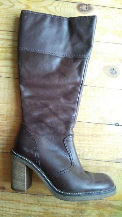 Дамски ботуши от естествена кожа