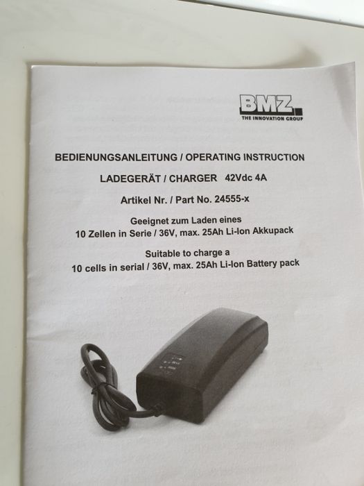 Incarcator bicicleta electrica Brose, NOX, Shimano E 8000 42V, 4