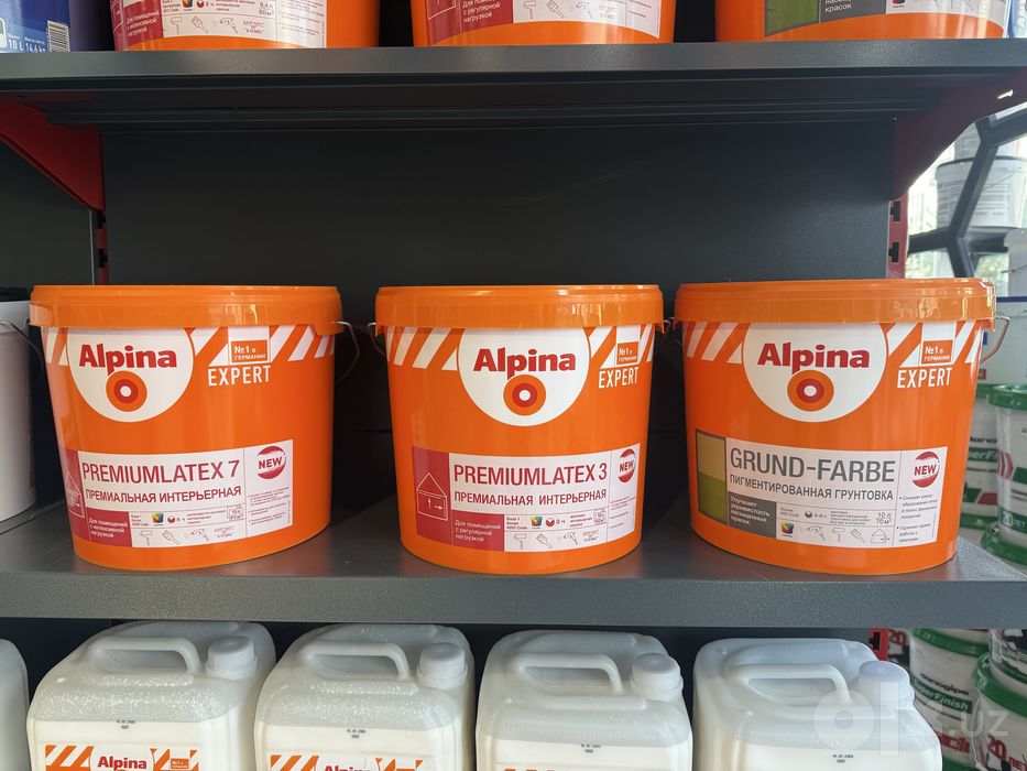 Emulsiya premium sifatda (Caparol, Alpina)