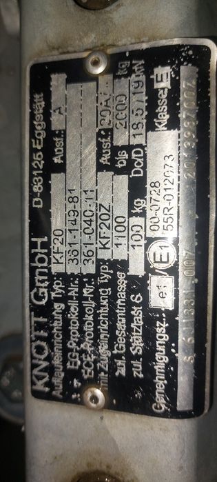 De vanzare Remorca Eduard 1350kg