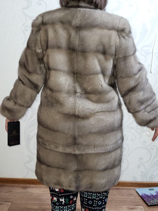 Норковая шуба "Капелька"