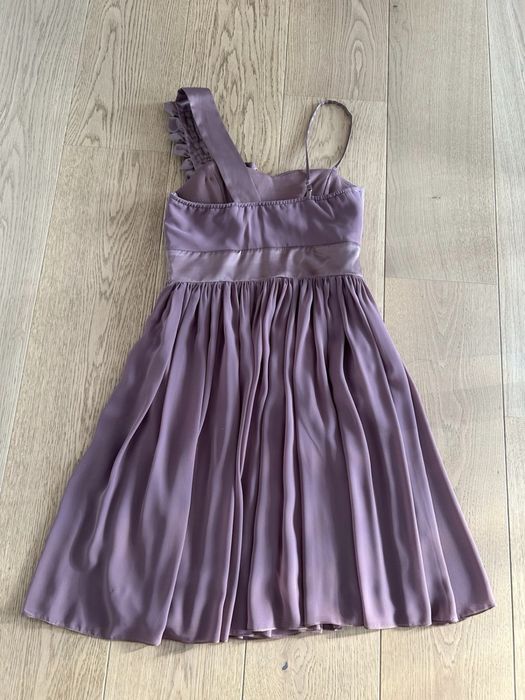 Rochie elegantă mov ocazie nuntă/botez un umăr, L/40