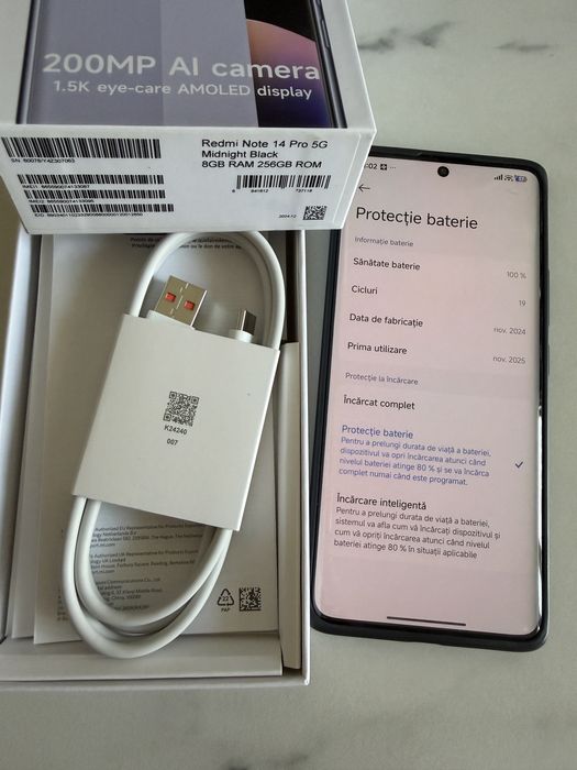 Xiaomi Redmi Note 14 Pro 5G Midnight Black/8GB RAM/256GB