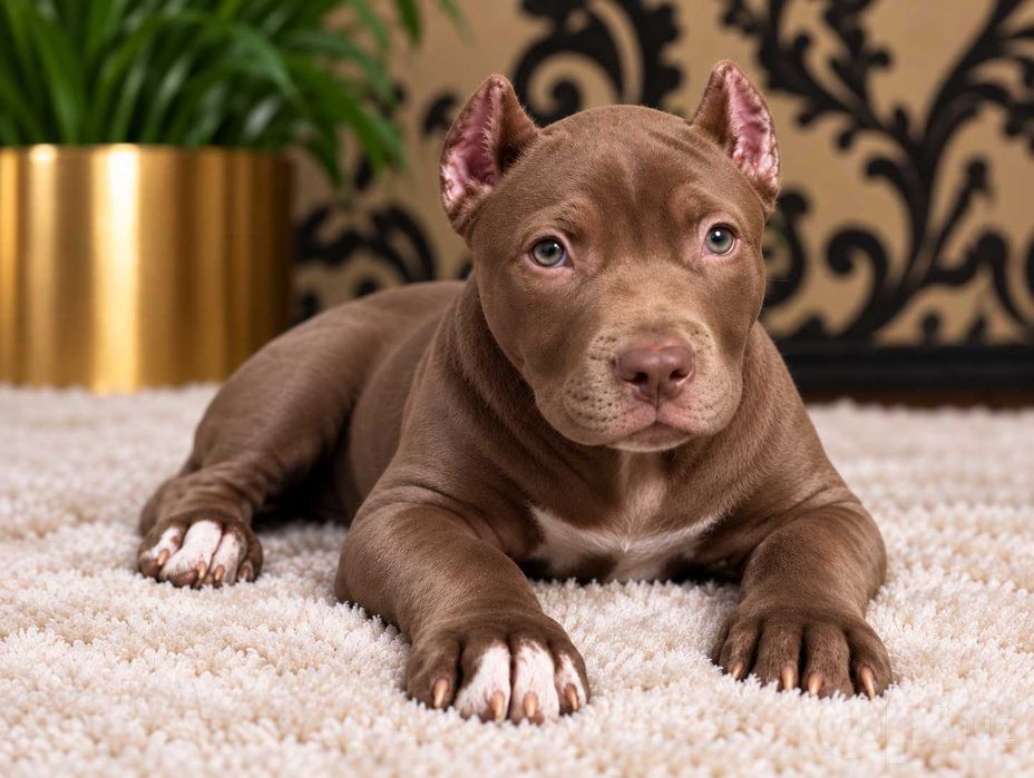 Продается щенок американского питбуля RED NOSE/pitbuli kuchuklari