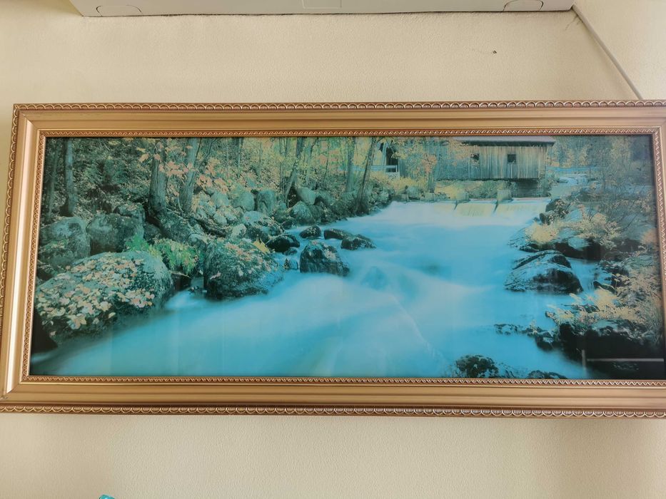 Продавам много ефектна светеща, движеща се и пееща картина