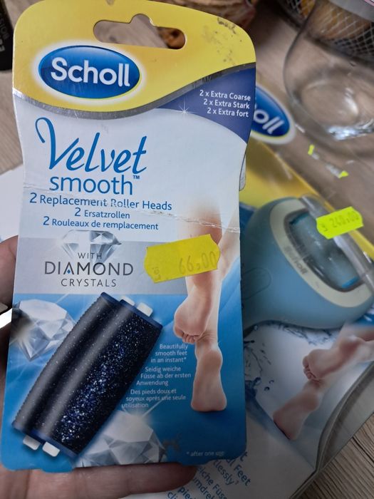 Pret fix - Nou, sigilat - Pile electrica picioare Scholl Velvet + reze
