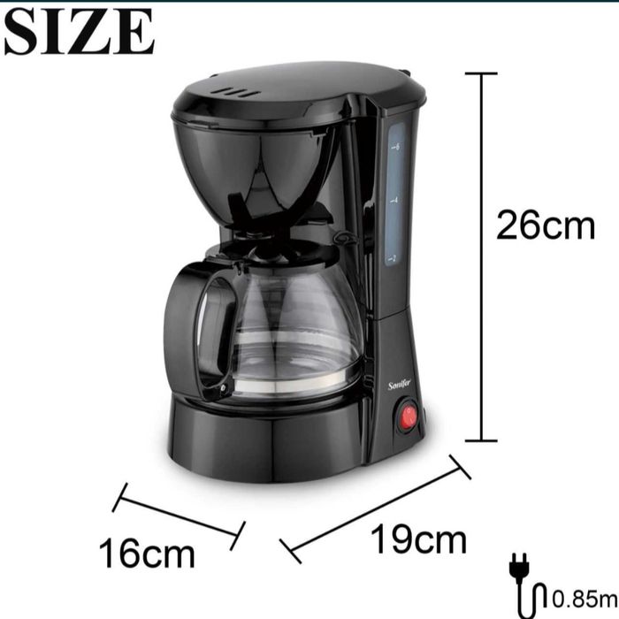 Капельная ковеварка кофемашина coffee американо латте Sonifer sf-3564