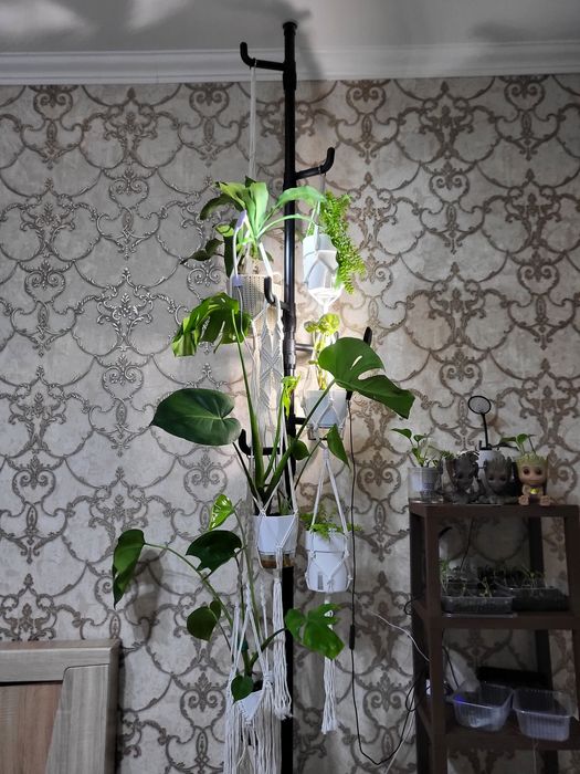 Подвески для цветов из макраме