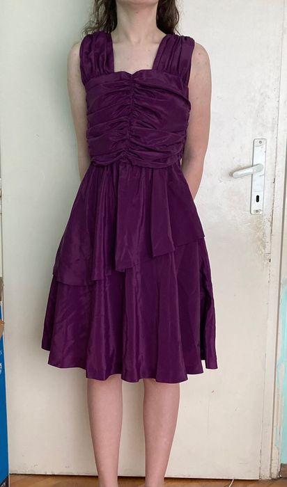 Копринена парти рокля